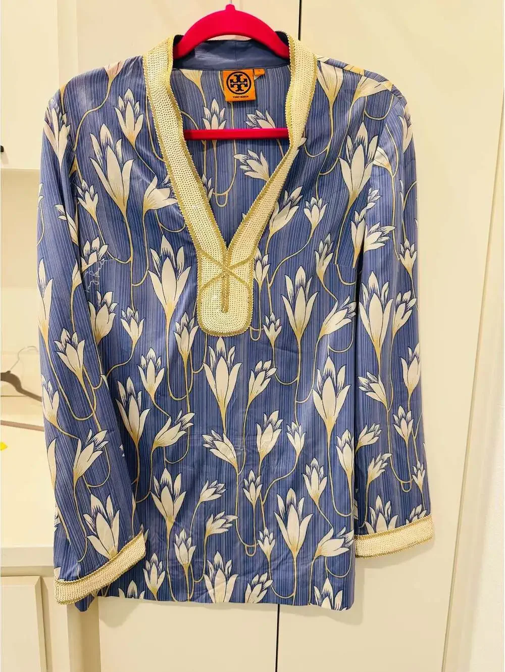 Tory Burch Sabrina Floral Print Tunic